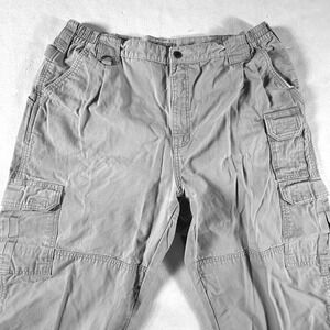 5.11 Tactical Cargo Pants Khaki Mens 40x30 Straight Leg Utility Work Gray